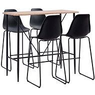 5-piece bar set plastic black 279897 - Bar Set