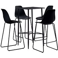 5-piece bar set plastic black 279922 - Bar Set