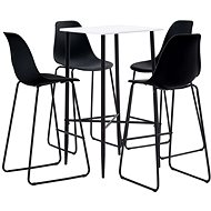 5-piece bar set plastic black 279973 - Bar Set