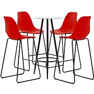 5-piece bar set plastic red 279771 - Bar Set