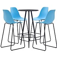 5-piece bar set plastic blue 279721 - Bar Set
