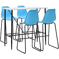 5-piece bar set plastic blue 279877 - Bar Set