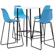 5-piece bar set plastic blue 279979 - Bar Set