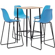 5-piece bar set plastic blue 3050030 - Bar Set