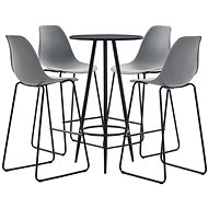5-piece bar set plastic gray 279717 - Bar Set