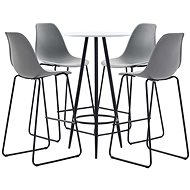 5-piece bar set plastic gray 279763 - Bar Set