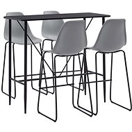 5-piece bar set plastic gray 279852 - Bar Set