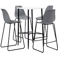 5-piece bar set plastic gray 279975 - Bar Set