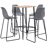 5-piece bar set plastic gray 3050026 - Bar Set