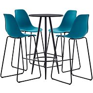 5-piece bar set plastic turquoise 279719 - Bar Set