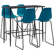 5-piece bar set plastic turquoise 279853 - Bar Set