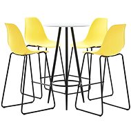 5-piece bar set plastic yellow 279769 - Bar Set