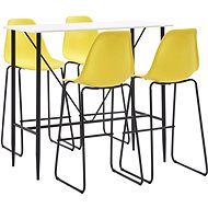 5-piece bar set plastic yellow 279878 - Bar Set