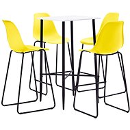 5-piece bar set plastic yellow 279981 - Bar Set