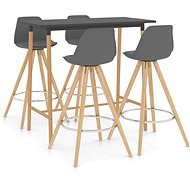 5-piece bar set gray 3056235 - Bar Set