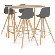 5-piece bar set gray 3056271 - Bar Set