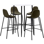 5-piece bar set textile brown 3050011 - Bar Set
