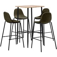 5-piece bar set textile brown 3050062 - Bar Set