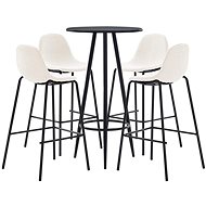 5-piece bar set textile cream 279749 - Bar Set
