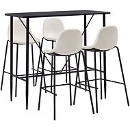 5-piece bar set textile cream 279868 - Bar Set