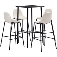 5-piece bar set textile cream 279958 - Bar Set