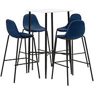 5-piece bar set textile blue 3050013 - Bar Set