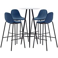 5-piece bar set textile blue 3051136 - Bar Set
