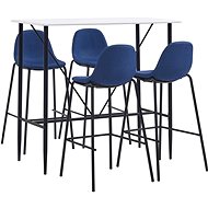 5-piece bar set textile blue 3051187 - Bar Set