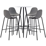 5-piece bar set textile taupe 279803 - Bar Set