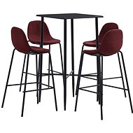 5-piece bar set textile wine 279970 - Bar Set