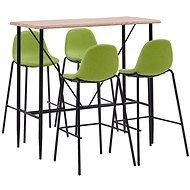5-piece bar set textile green 279916 - Bar Set