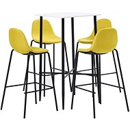 5-piece bar set textile yellow 3050019 - Bar Set