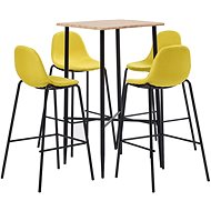 5-piece bar set textile yellow 3050070 - Bar Set
