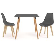 3-piece dining set gray 3055480 - Dining Set