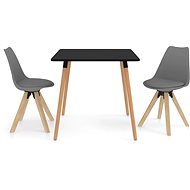 3-piece dining set gray 3057038 - Dining Set