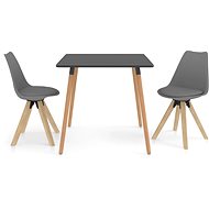 3-piece dining set gray 3057086 - Dining Set