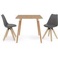 3-piece dining set gray 3057134 - Dining Set