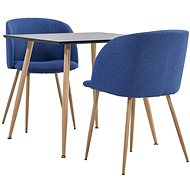 3-piece dining set textile blue 3054040 - Dining Set