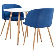 3-piece dining set textile blue 3054240 - Dining Set
