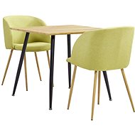 3-piece dining set textile green 3053922 - Dining Set