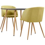 3-piece dining set textile green 3054082 - Dining Set