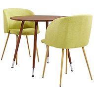 3-piece dining set textile green 3054362 - Dining Set