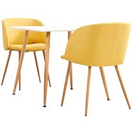 3-piece dining set textile yellow 3054006 - Dining Set
