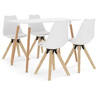 5-piece Dining Set White 3057181 - Dining Set