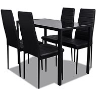 5-piece dining set black 242986 - Dining Set