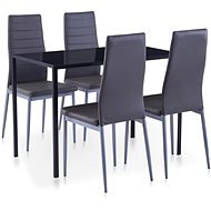 5-piece dining set gray 281695 - Dining Set