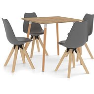5-piece dining set gray 3057158 - Dining Set