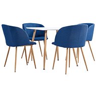 5-Piece Dining Set, Fabric, Blue 3054001 - Dining Set