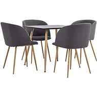 5-Piece Dining Set, Fabric, Taupe 3054051 - Dining Set