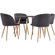 5-Piece Dining Set, Fabrice, Taupe 3054091 - Dining Set